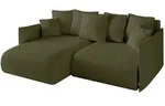 Altdecor Ecksofa, Olivgr&uuml;n, Kunststoff, 4-Sitzer, 216x177 cm, Wohnzimmer,...
