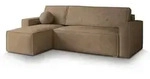 Masseno Ecksofa, Beige, Kunststoff, 3-Sitzer, L-Form,L-Form, 240x140 cm,...