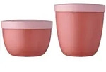 Mepal Snackpots, Rosa, Rot, Kunststoff, 2x2x2 cm, K&uuml;chenzubeh&ouml;r,...
