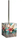 Sanilo Wc-B&uuml;rste, T&uuml;rkis, Kunststoff, 9x37x10 cm, Badezimmer, WC Ausstattung,...
