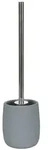 Kleine Wolke Wc-B&uuml;rstengarnitur Eclipse, Grau, Metall, 10.3x41.5 cm,...