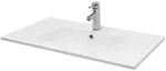 ECD-Germany Waschbecken, Wei&szlig;, Keramik, 46.5x17.5x81 cm, Badezimmer,...
