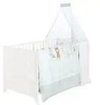Roba Babybettset, Wei&szlig;, Holz, Rechteckig, eckig, 70x140 cm, Babym&ouml;bel, Babybetten,