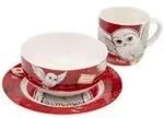 United Labels Fr&uuml;hst&uuml;cksset, Rot, Keramik, 23.8x11.2x23.3 cm, Essen & Trinken,