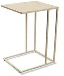 Xora Beistelltisch, Creme, Metall, rechteckig, eckig, 38x62x43 cm, einfacher...