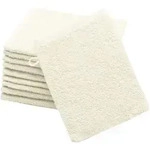 Zollner Waschhandschuh,, Creme, Textil, 16x21 cm, Oeko-Tex&reg; Standard 100,