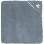 Vossen Kapuzenbadetuch Teddy, Graublau, Textil, Uni, 100x100 cm, ISO 9001, Fkt,...