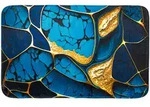 Sanilo Badteppich, Blau, Textil, Grafikmuster, Rechteckig, 50x80 cm, Oeko-Tex&reg;