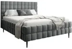 Mirjan24 Polsterbett, Grau, Metall, Rechteckig, 160x200 cm, Schlafzimmer, Betten,