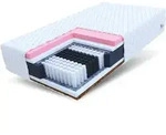 FDM Taschenfederkernmatratze, Wei&szlig;, Textil, H3 + H5, F&uuml;llung:...