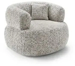 Beautysofa Sessel, Beige, Textil, 95x75x97 cm, Wohnzimmer, Sessel, Polstersessel