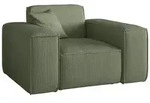 Fun M&ouml;bel Sessel, Jadegr&uuml;n, Textil, 121x73x88 cm, Wohnzimmer, Sessel,...