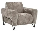 Beautysofa Relaxsessel, Braun, Metall, 100x83x98 cm, Wohnzimmer, Sessel,