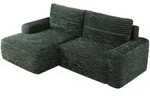 MKS Ecksofa, Gr&uuml;n, Textil, 3-Sitzer, L-Form,L-Form, 233x144 cm, Oeko-Tex&reg;,