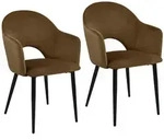 Svita Esszimmerst&uuml;hle, Braun, Metall, 54x83x53 cm, Esszimmer, St&uuml;hle,