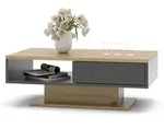 Mid.you Couchtisch, Graphit, Eiche Artisan, Holzwerkstoff, 1 Schublade(n)...