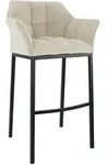 CLP Barhocker, Creme, Metall, 64x110x48 cm, Esszimmer, Barm&ouml;bel, Barhocker