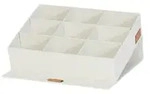 Love IT Store IT Organizer Premium, Beige, Karton, Textil, 25x8x32 cm, mit mehreren