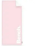 Bench Strandtuch, Rosa, Wei&szlig;, Textil, Schriftzug, 80x180 cm, Oeko-Tex&reg; Made IN