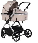 Chipolino Kinderwagen, Braun, Metall, 65x104x75 cm, unisex, Federung, Baby on Tour,