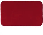 Rhomtuft Badteppiche, Rot, Textil, 70x120 cm, Badtextilien, Badematten