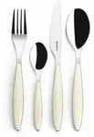 Guzzini Besteckset Feeling, Wei&szlig;, Metall, Kunststoff, 24-teilig, 7.5x25.5x15.8...