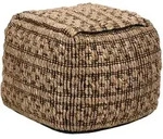 Beliani Pouf, Beige, Textil, Quadratisch, 40x40x40 cm, Wohnzimmer, Hocker, Poufs