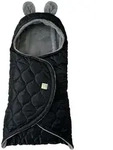 Kaiserbaby Babyschalenwrap, Schwarz, Textil, 32x7x77 cm, unisex, Baby on Tour,
