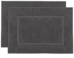 Zollner Badematte,, Graphit, Textil, 50x70 cm, Oeko-Tex&reg; Standard 100,...