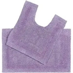 Homescapes Badgarnitur, Flieder, Textil, Uni, Rechteckig, 80x50 cm,...