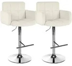 CLP Barhocker, Creme, Metall, 60x93x56 cm, Esszimmer, Barm&ouml;bel, Barhocker