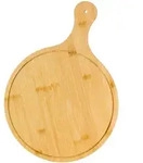 Intirilife Pizza, Braun, Naturmaterialien, 31.5x44.3 cm, K&uuml;chenzubeh&ouml;r,