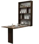 Mirjan24 Wandklapptisch, Nussbaum, Holzwerkstoff, Rechteckig,Rechteckig, 85x203x19