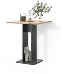 Livinity&reg; Esstisch, Anthrazit, Holzwerkstoff, Quadratisch, 65x78x65 cm, Esszimmer,