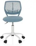 Mid.you Jugenddrehstuhl, Blau, Textil, Drehkreuz, 51x75 - 85x51 cm, Arbeitszimmer,