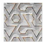 Tulup Glasplatte, Wei&szlig;, Glas, Quadratisch, 60x60x0.4 cm, Kleinm&ouml;bel, Kamine &