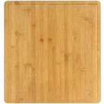 bremermann Herdabdeckplatte,, Braun, Holz, 52x4x50 cm, K&uuml;chen,