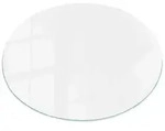 Tulup Tischplatte, Wei&szlig;, Glas, 50x50x0.4 cm, Esszimmer, Tische, Esstische,