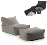 Mokebo Outdoor, Dunkelgrau, Textil, 60x65x95 cm, Oeko-Tex&reg;, Gartenm&ouml;bel,