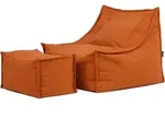 icon Sitzsack, Orange, Textil, 300 L, 1-Sitzer, F&uuml;llung: EPS Mikroperlen,