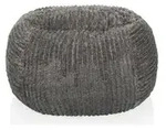 Mid.you Sitzsack, Grau, Textil, 200 L, F&uuml;llung: Schaumstoffflocken, 90x50x57 cm,