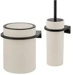 bremermann Wc-Garnitur, Beige, Kunststoff, 19x24.5x19 cm, Badaccessoires