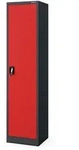 Jan Nowak Akten-Karteischrank, Rot, Anthrazit, Metall, 45x185x40 cm,...