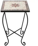 Deluke Blumenhocker, Schwarz, Metall, 35x57.5x35 cm, Wohnzimmer,...