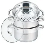 Klausberg Topf, Silber, Metall, Kochen, T&ouml;pfe, Kocht&ouml;pfe