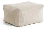 Mokebo Pouf, Beige, Textil, 65x35x55 cm, Oeko-Tex&reg;, Wohnzimmer, Hocker, Poufs