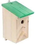 Westfalia Nistkasten, Beige, Holz, 16x21x34 cm, Gartenzubeh&ouml;r, Gartenpflege,