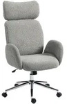 Homcom B&uuml;rostuhl, Dunkelgrau, Metall, F&uuml;llung: Taschenfederkern, 65x123x75 cm,