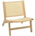 Homcom Rattanstuhl, Natur, Kunststoff, 64x74x70 cm, Esszimmer, St&uuml;hle,