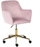Beliani Schreibtischstuhl, Pink, Textil, 60x83x60 cm, Arbeitszimmer,...